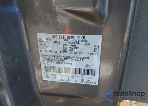 2006 Ford F-150 Stx/Xl/Xlt from USA, damaged, VIN 1FTRX12WX6NA36865